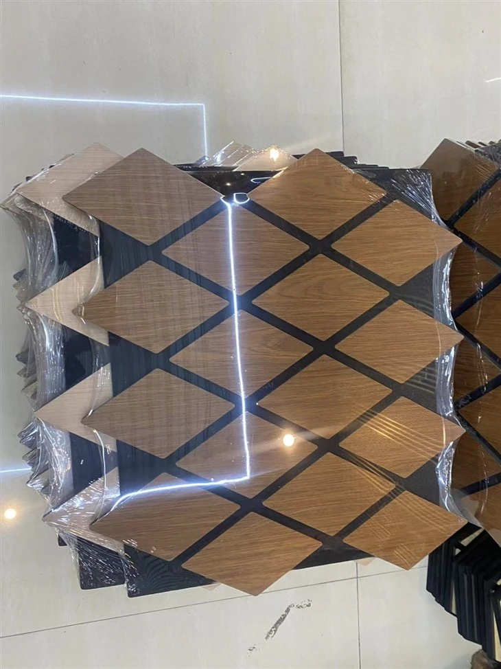 MDF+Pet Slat Wood Acoustic Panel For Wall price